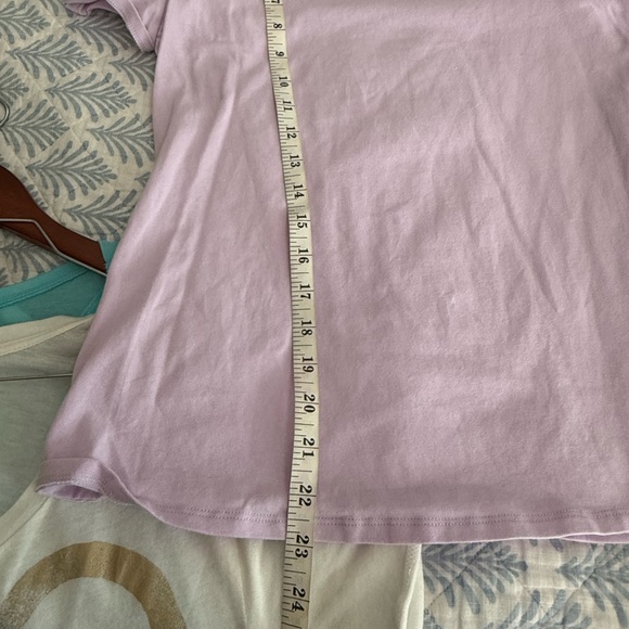 Crown & Ivy Lilac Puff Sleeve T-Shirt - Picture 7 of 7